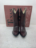 New Kids Cherry Black Texas Brand Cowboy Boots. C 202 1.5 1 1/2 D. 23-124