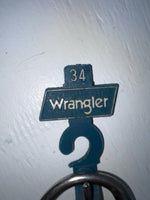 New Brown Genuine Leather Wrangler Stripes And Pendent 34” Belt #621026 Z-146