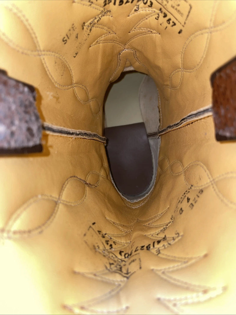 New Men’s Brown Texas Brand Cowboy Boots. 251627503 9 D. 4-116
