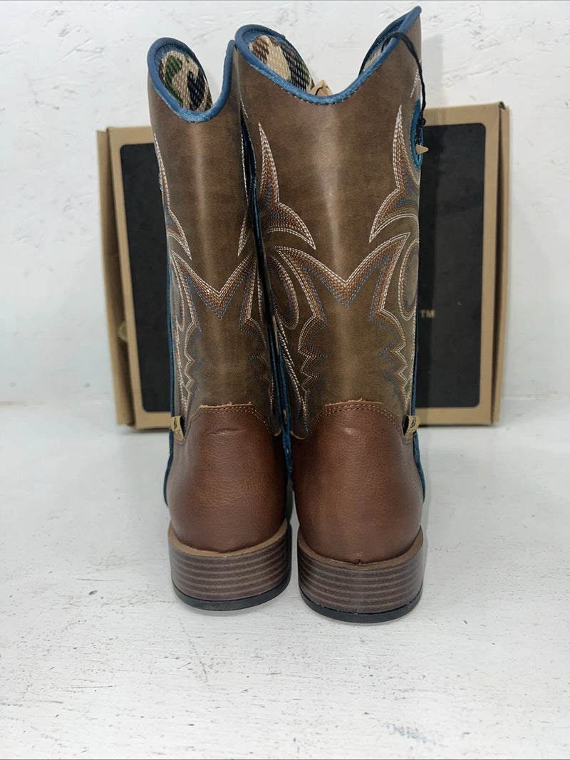New Women’s Brown DBL BARREL Cowboy Boots. 6 D. 20-119