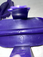 New Purple Hose Hook Up Horse Bath Brush Set Of 2 F-501