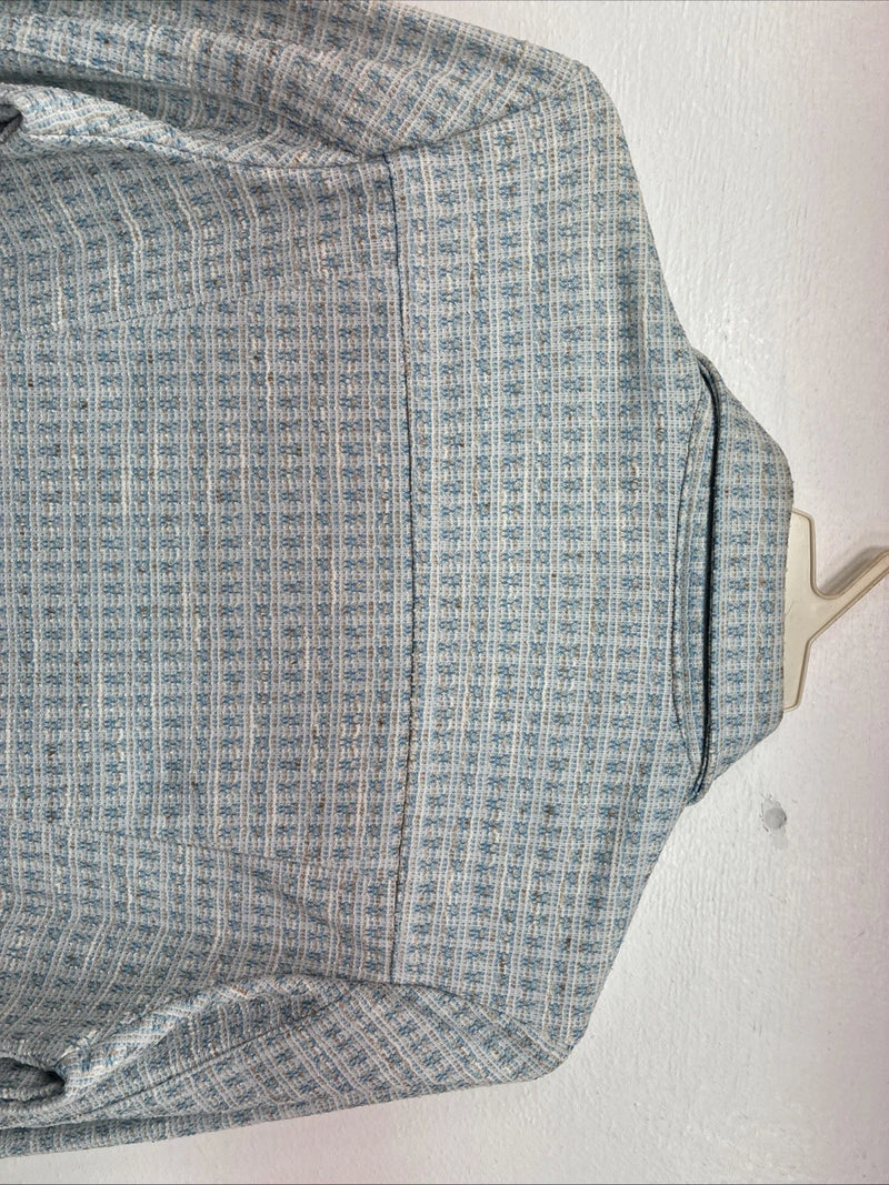 New Women’s Lee Blue Design Long Sleeve Button Up Jacket Size 11 KK-42