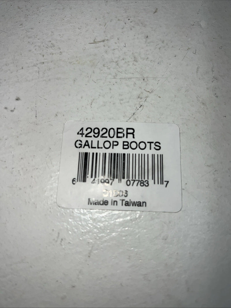 New Brown ABetta Gallop Splint Horse Boots #D1D06 HH-7