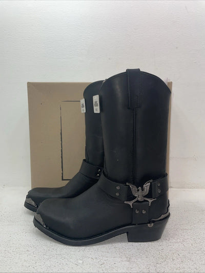 New Men’s Black Smoky Mountain Cowboy Boots. 4602 8 E E. 1-98
