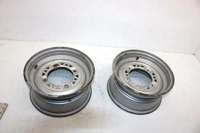 2003 Polaris Magnum 330 Oem 12x6 Front Wheel Rim Pair 1523448-067 AP158