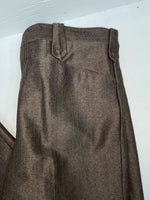 New Vintage Brown Circle S Polyester Pants #CP5091 SS-12