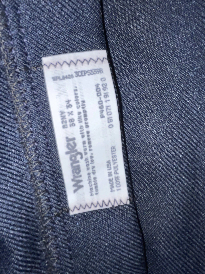 New Vintage Blue Wrangler Polyester Pants #82NV VV-33