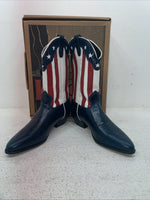 New Youth U.S. Flag Laredo Cowboy Boots. 1644 5 M. 2-119