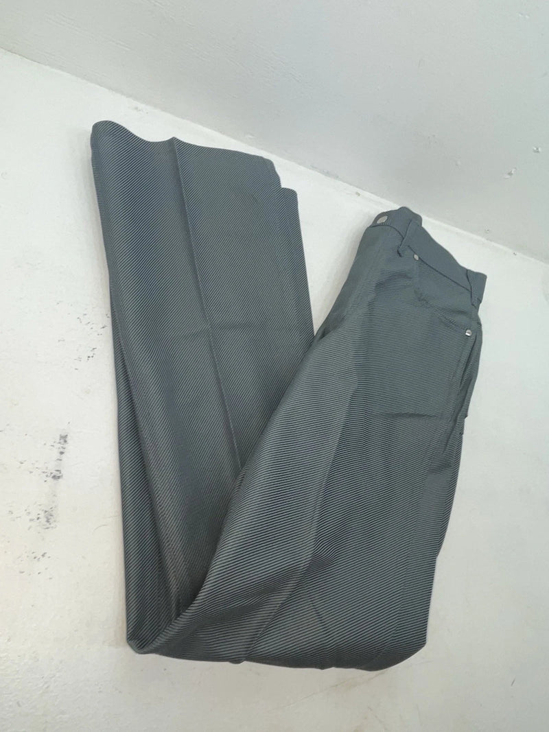 New Vintage Blue Speckled Polyester Pants #2624 OO-62