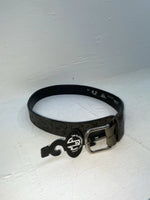 New Black Genuine Leather M & F Tooled 24” Belt #3010201 NN-80
