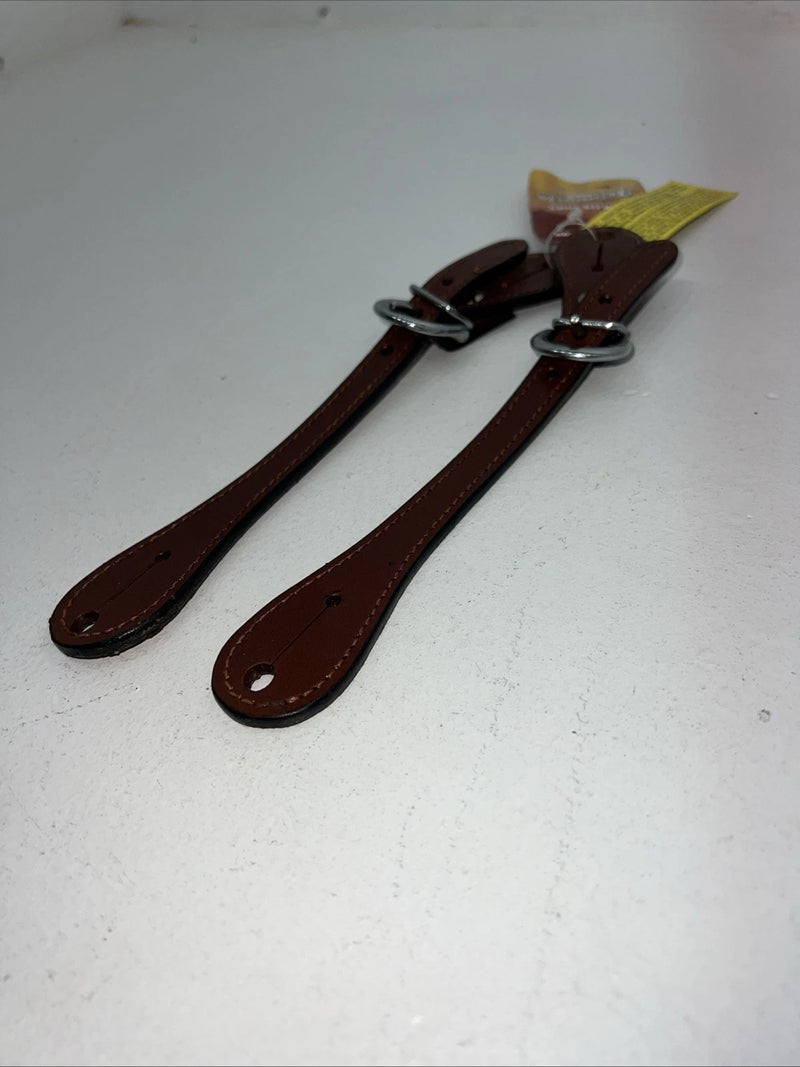 New Tough 1 Brown Leather Spur Straps #78-3643 3C-24