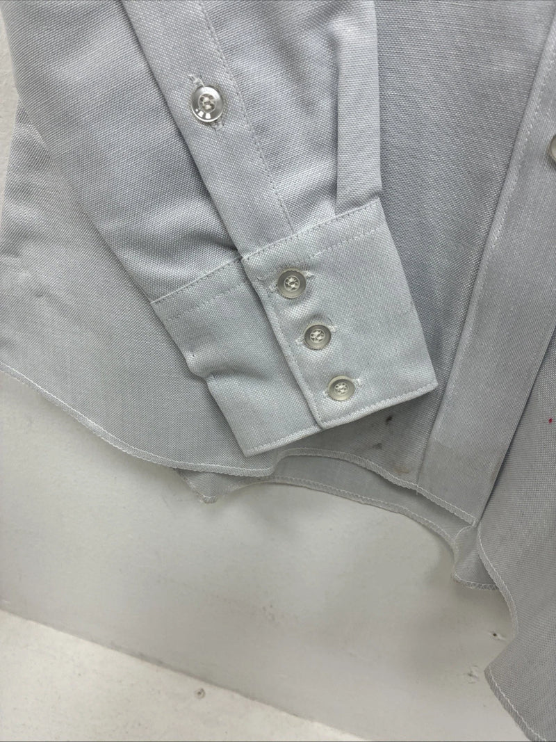New Women Mesquite Blue Long Sleeve Button Up Size 30 KK-50