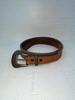 New Brown Genuine Leather Dingo Weaved 28” Belt #4591 JJ-109
