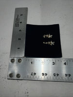 New Women’s Montana Silversmiths Silver Gold Teddy Bear Earrings. ER227 A-39