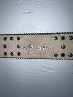 New Zebra Print Genuine Leather Nocona Bling M Belt #N1330999 Z-130