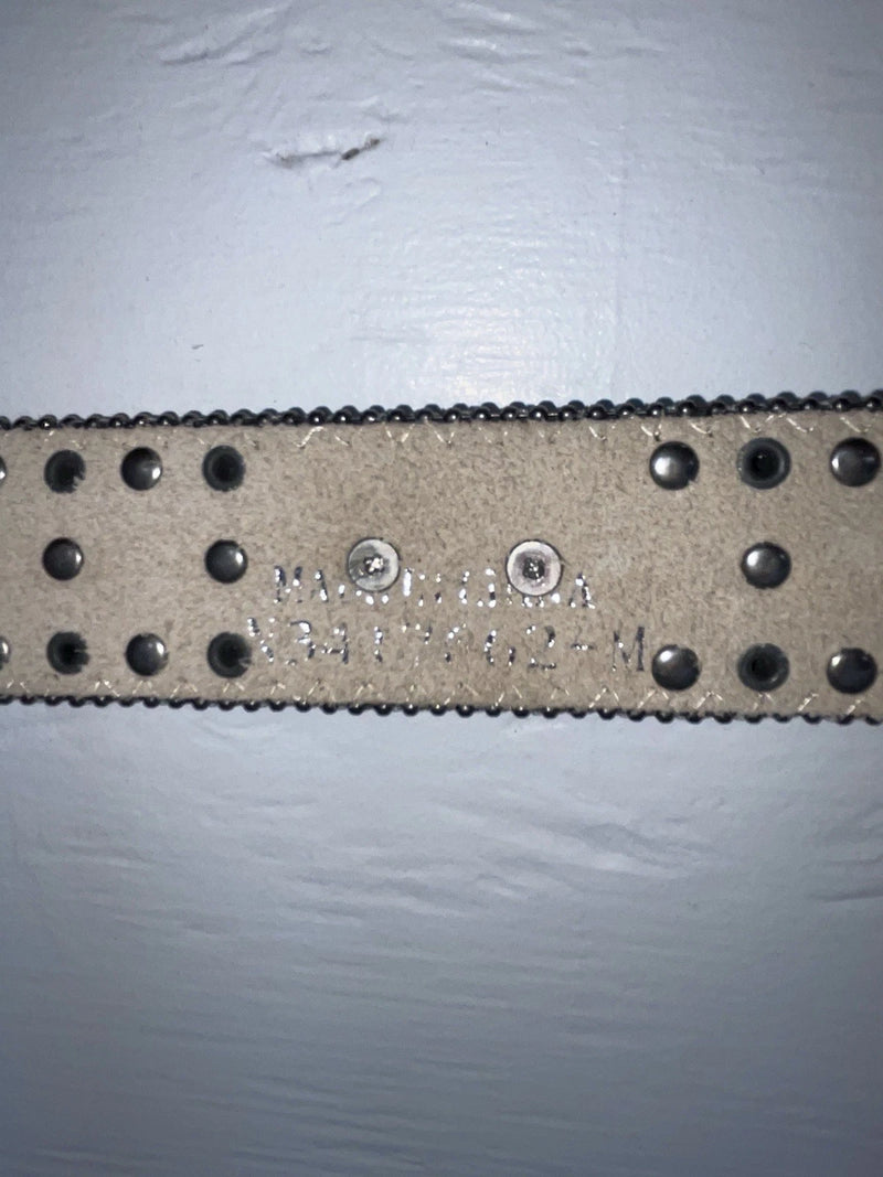 New Zebra Print Genuine Leather Nocona Bling M Belt #N1330999 Z-130