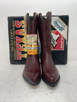 New Men’s Red Texas Brand Cowboy Boots. 7863 9 D. 3-36