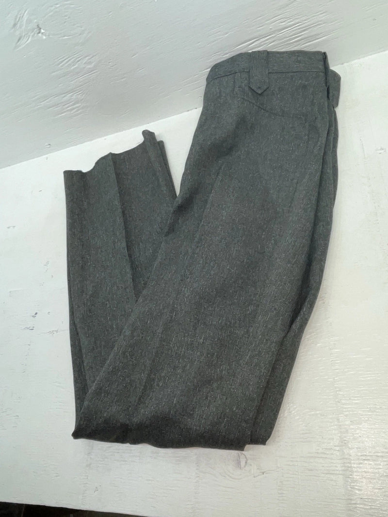 New Vintage Gray Circle S Polyester Pants #CP4776 XX-81