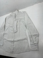 New Women’s Green Stripped On Course Long Sleeve English Riding Shirt. XL G-33