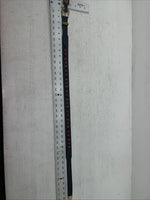 New Black Genuine Leather Chambers Beaded 32” Belt #30175 Z-29