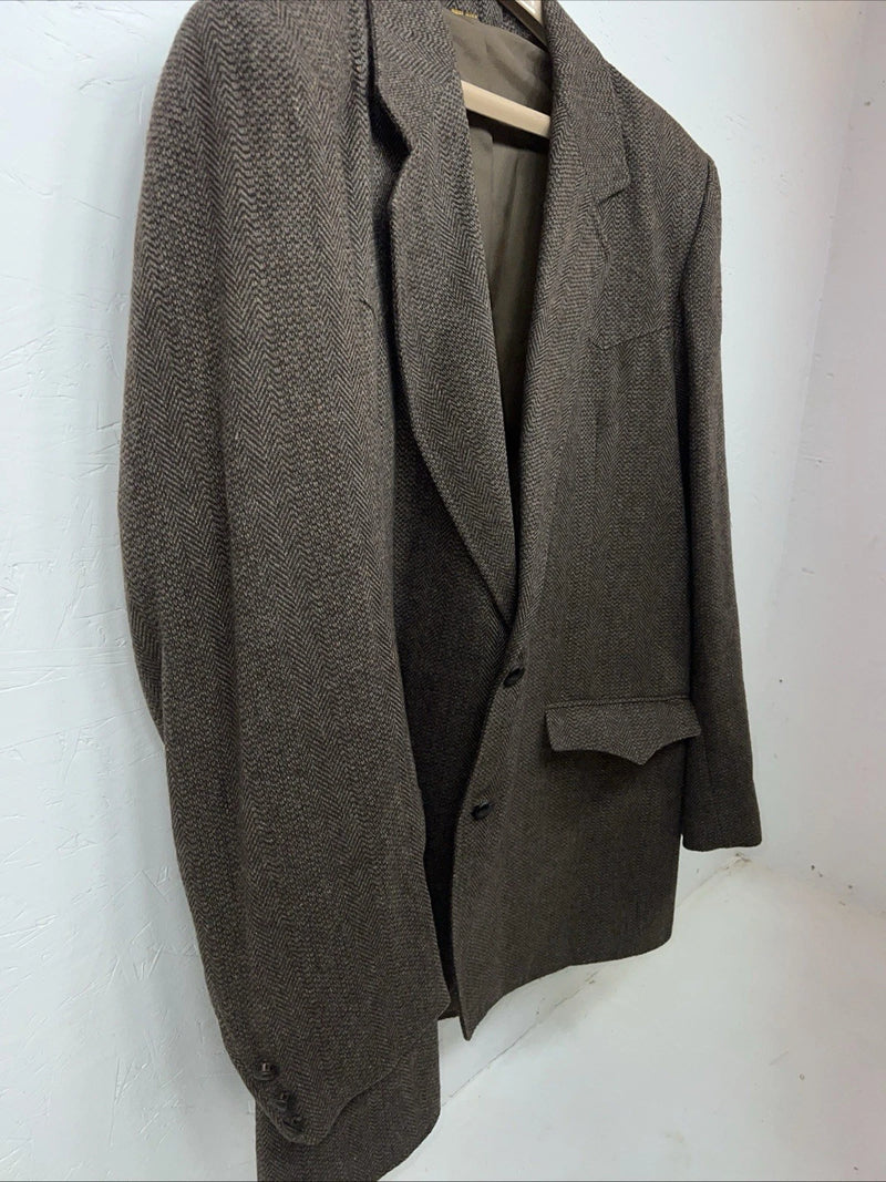 New Men’s Pioneer Wear Brown Suit Jacket 46L #12580 HH-605