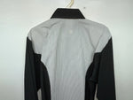 New Women’s Black White Cowboy Threads Longsl Sleeve Button Up Shirt M 3B-50