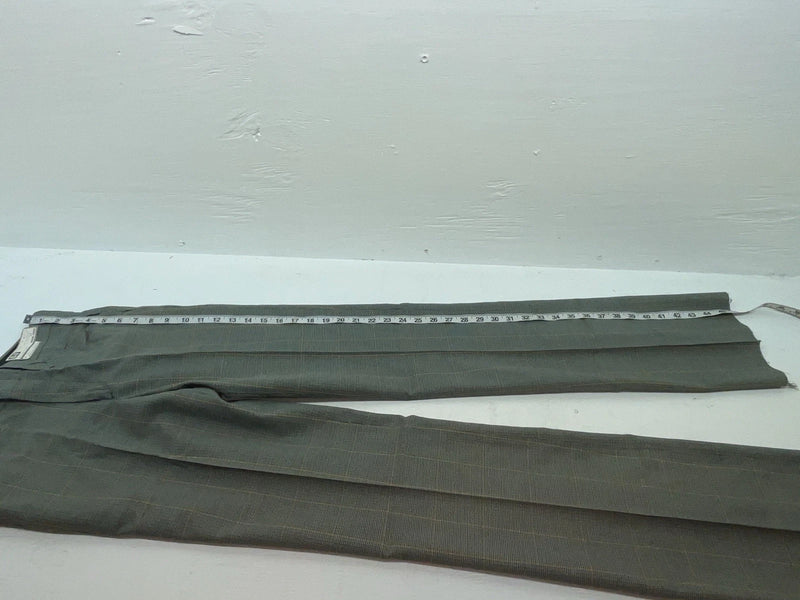New Vintage Green Checkered Dickson Jenkins Polyester Pants #2213 ZZ-32