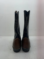 New Men’s Brown Rodeo Cowboy Boots. 8040 10.5 10 1/2 D. 6-60