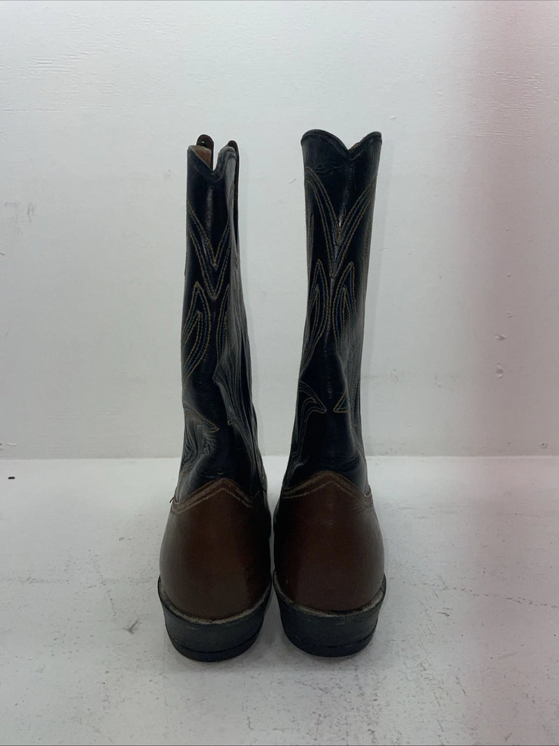 New Men’s Brown Rodeo Cowboy Boots. 8040 10.5 10 1/2 D. 6-60