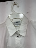 New Women’s Cowboy Threads White Long Sleeve Button Up Size XL YY-15
