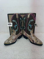 New Kids Brown Snake Skin Smoky Mountain Cowboy Boots. 1087 C 2.5 2 1/2. 23-146