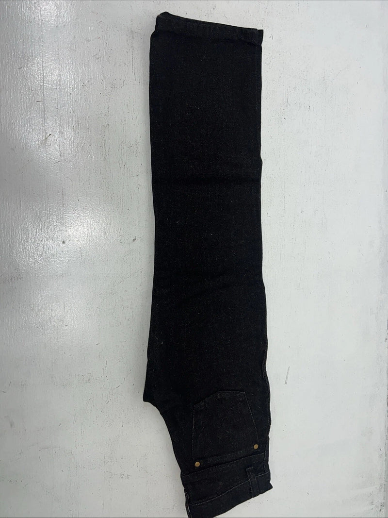 New Boys Black Wrangler Pro Rodeo Cowboy Cut Denim Jeans. 10/25 Regular C-20