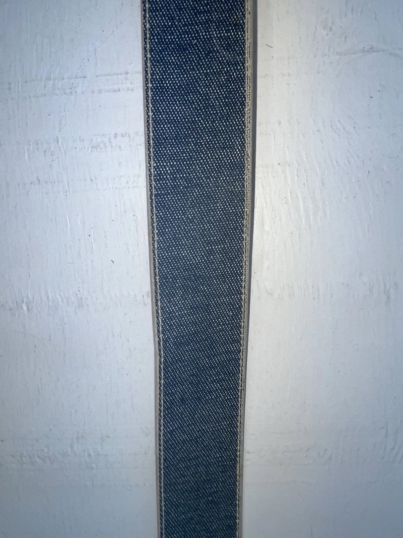 New Blue Genuine Leather 32” Belt #7330 JJ-97