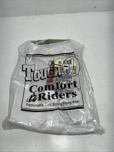 New Women’s White Tough 1 Comfort Riders Short Sleeve Riding Shirt. 42 D-36