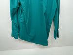 New Women’s Green Chaplin Long Sleeve Button Up Shirt M 3B-45
