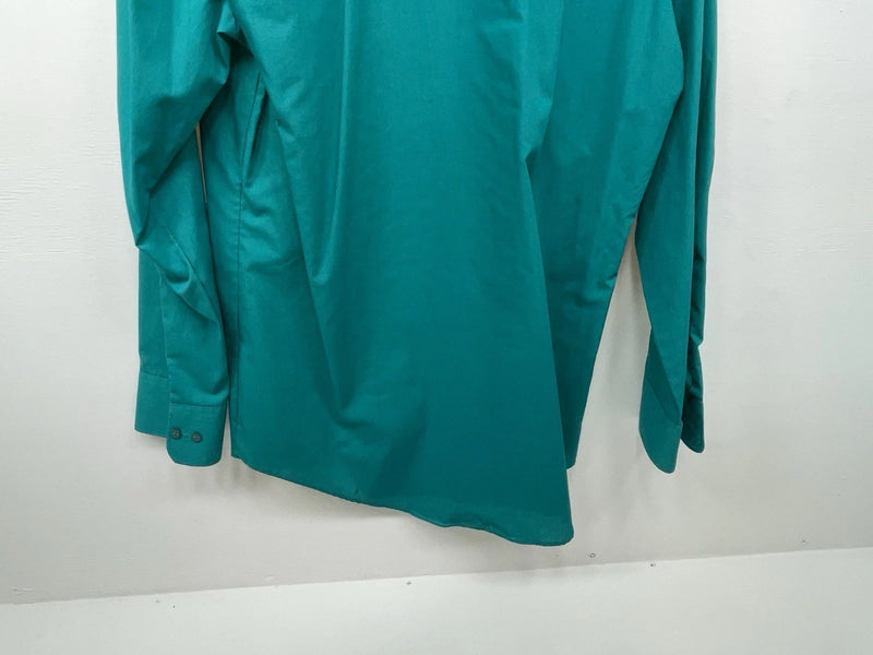 New Women’s Green Chaplin Long Sleeve Button Up Shirt M 3B-45