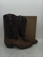 New Men’s Brown Texas Brand Cowboy Boots. 508201 10.5 10 1/2 D. 7-90