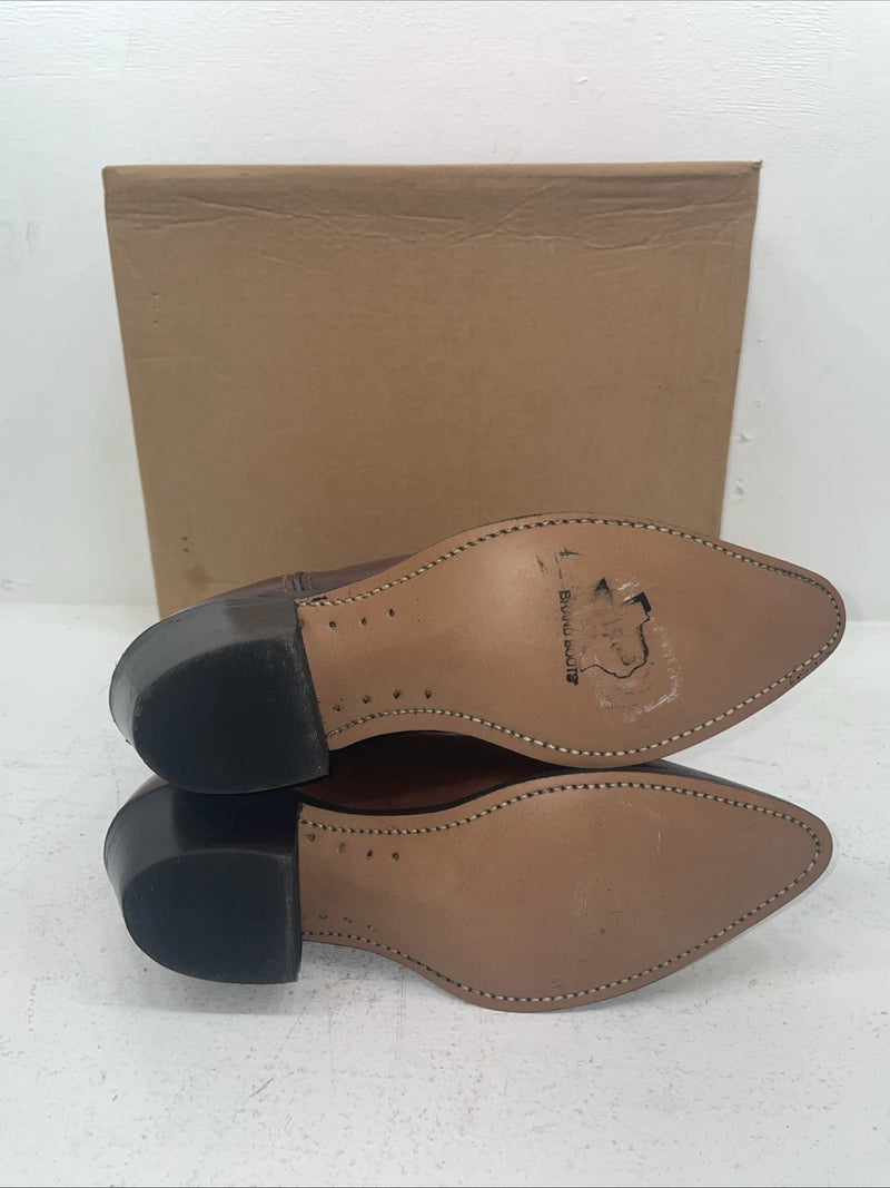 New Men’s Brown Texas Brand Cowboy Boots. 6204 9.5 9 1/2 D. 6-104