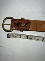 New Brown Nocona Genuine Leather Belt 49” #N161103 W-10