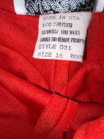 New Vintage Red Western Heritage Polyester Pants #G31 ZZ-76