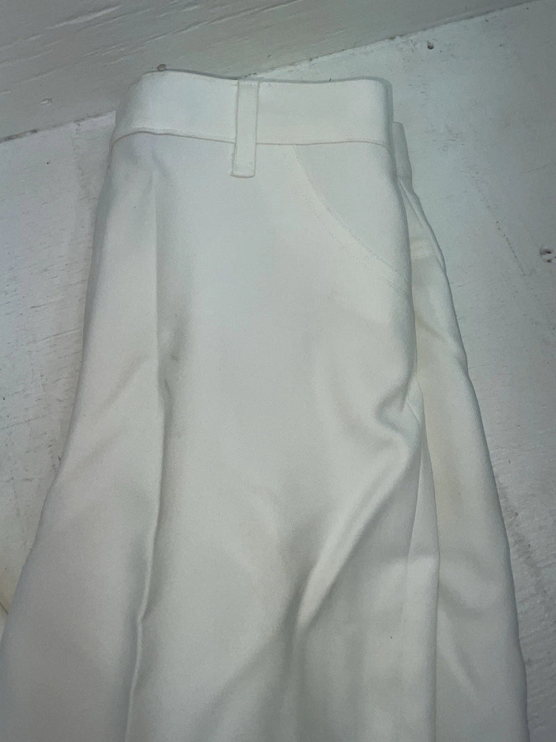 New Vintage White Dickson Jenkins Polyester Pants SS-81