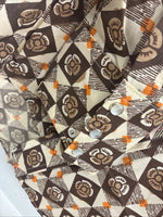 New Men’s Denver Westerns Brown Long Sleeve Pearl Snap 15.5 X 34 Medium K-83