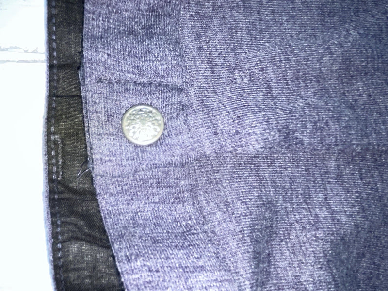 New Vintage Blue Polyester Pants #5450087 ZZ-69