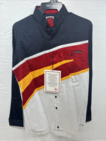 New Men’s “Mo” Betta Multicolor Long Sleeve Button Up Shirt 16 Large K-100