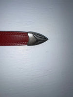New Red Genuine Leather Nocona 32” Belt #G357 Z-123