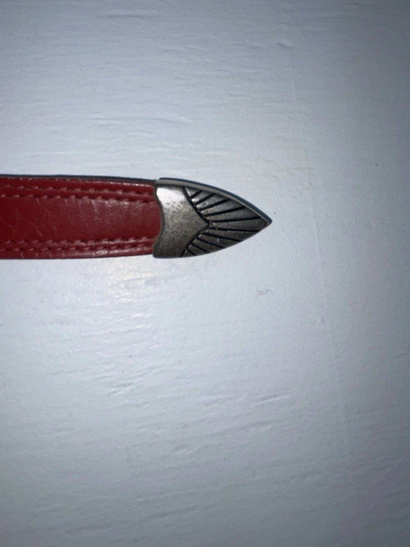 New Red Genuine Leather Nocona 32” Belt #G357 Z-123
