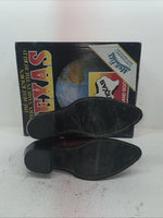New Men’s Red Texas Brand Cowboy Boots. M 373 10.5 10 1/2 D. 7-68