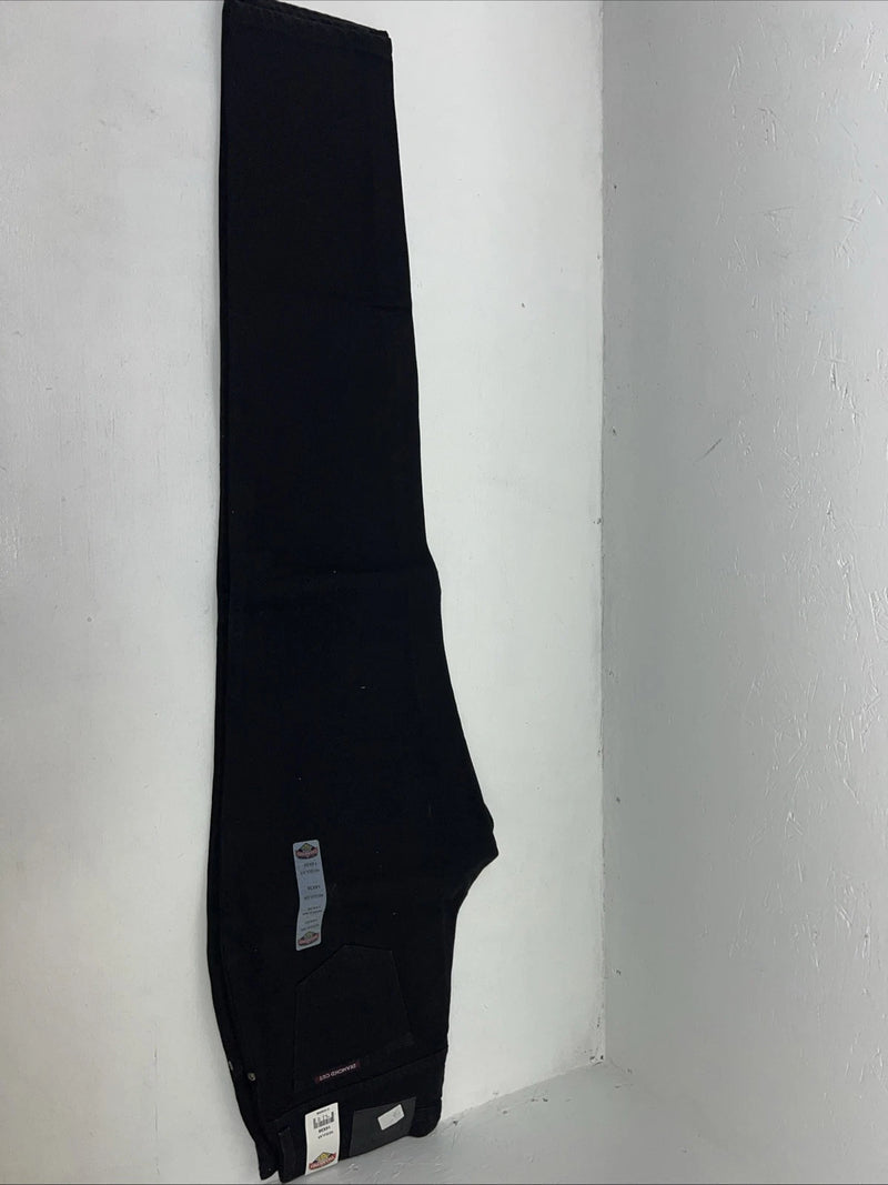 New Women’s Black Diamond Cut Regular Fit Gusset Denim Jeans. 14x36 L-1