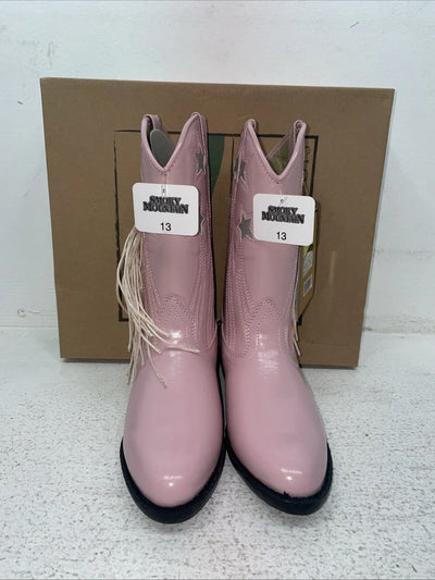 New Kids Pink With Fringe Smoky Mountain Cowboy Boots. 1058 C 13. 23-54