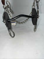 New Congress Leather Mullen Bit With Noseband #48004 U-16